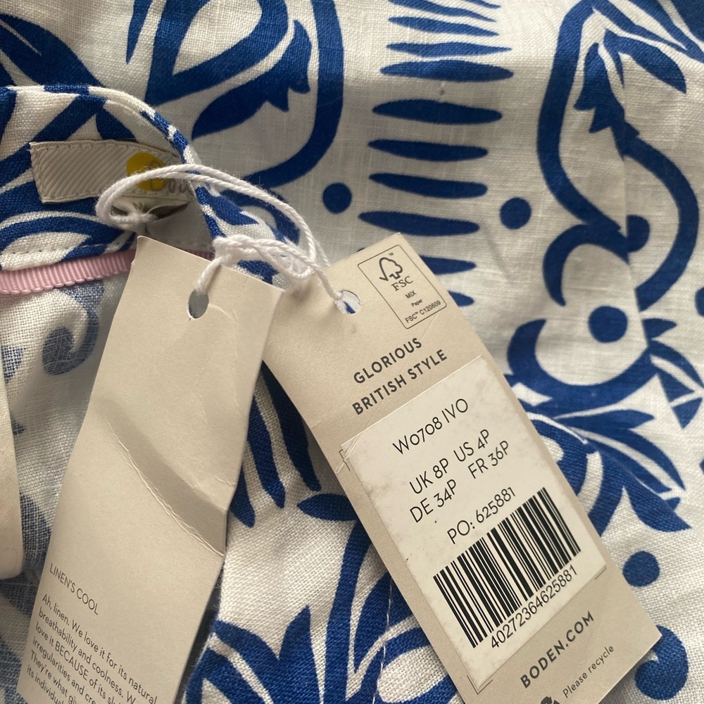 Boden Laurie Linen dress - Picture 12 of 16